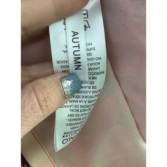 Buffalo cream melon ombre eyelet summer mini dress size Small - Picture 6 of 15